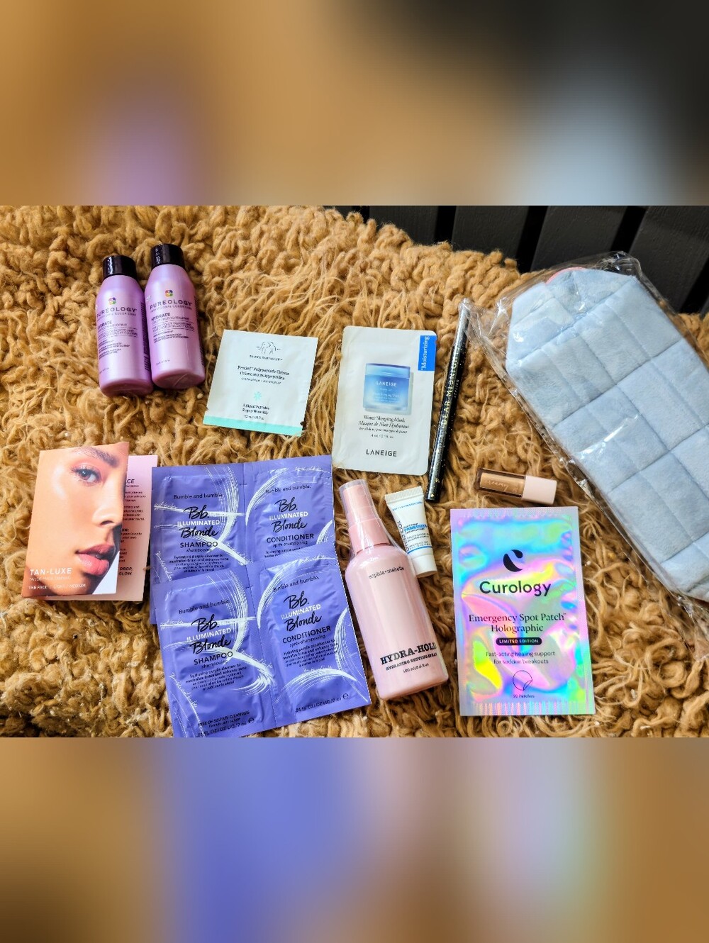 Skincare Makeup & Haircare Bundle with Pink Hydra-Hold Spray